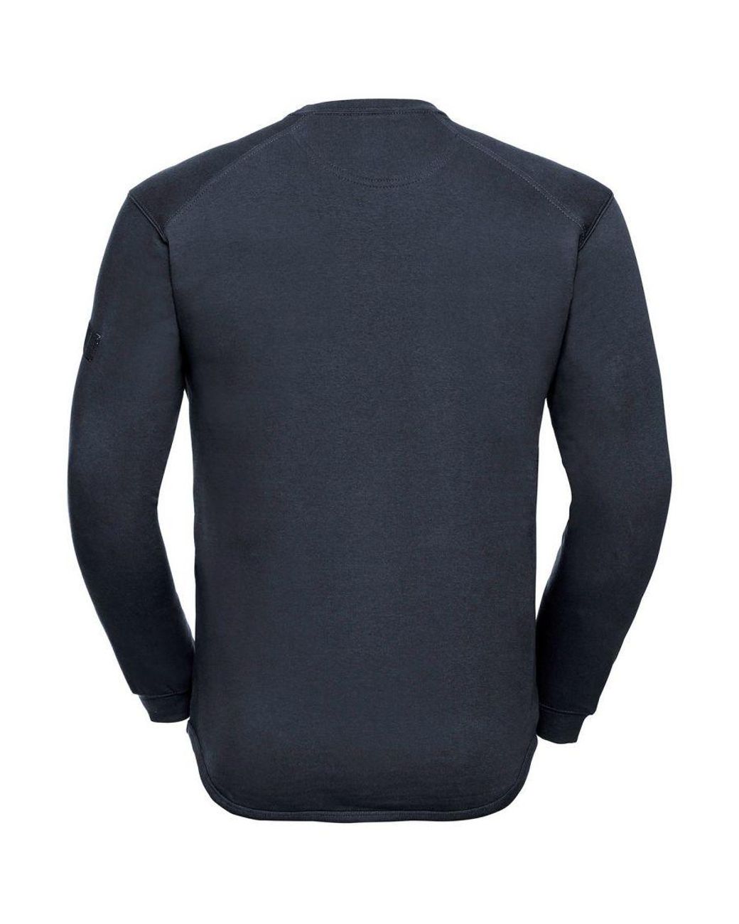 Russell Blue Spotshield Heavy Duty Crew Neck Sweatshirt (French) for men