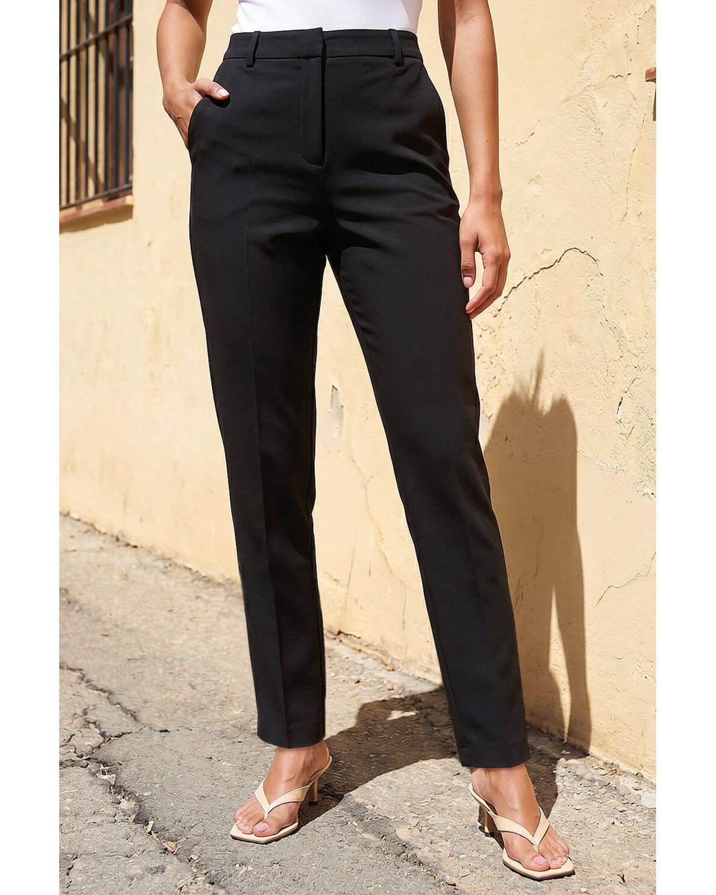 Roman Natural Long Slim Leg Trouser