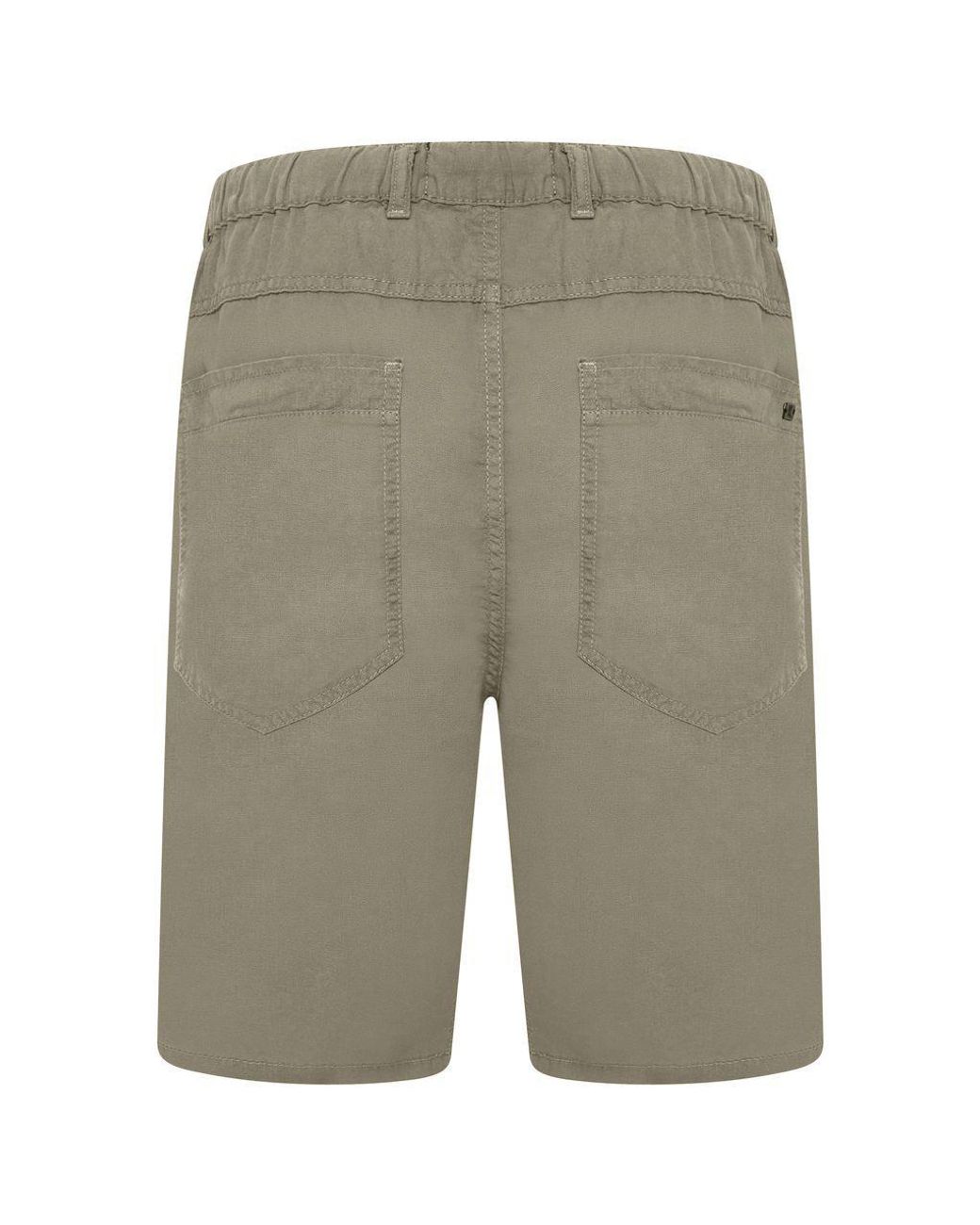 KAM Jeanswear Natural Kam Cotton Linen Shorts Plus Size Big & Tall for men