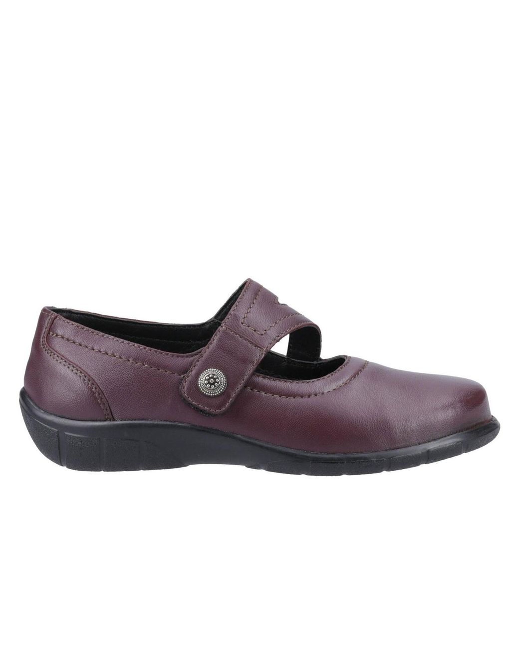 Fleet Foster Black Ethel Memory Foam Shoes