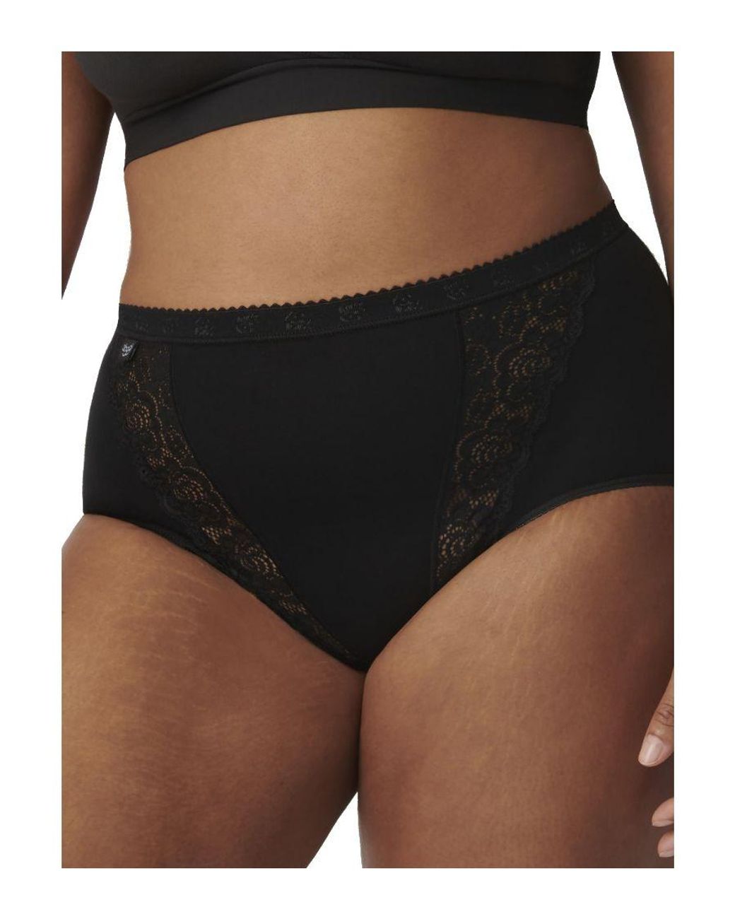 Sloggi Black Chic Maxi 4 Pack Briefs