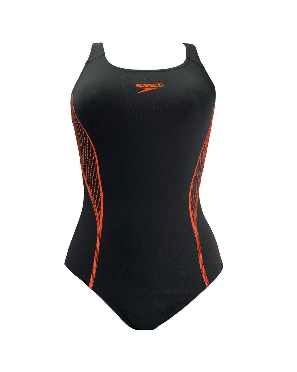 Speedo Black Placement Swimsuit