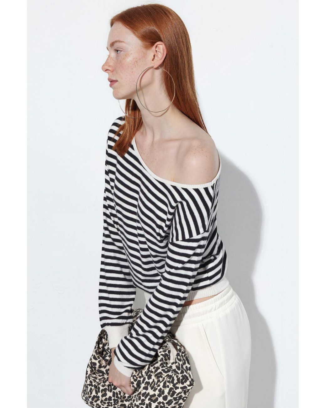Busem Multicolor Striped Long-Sleeve Ribbed T-Shirt
