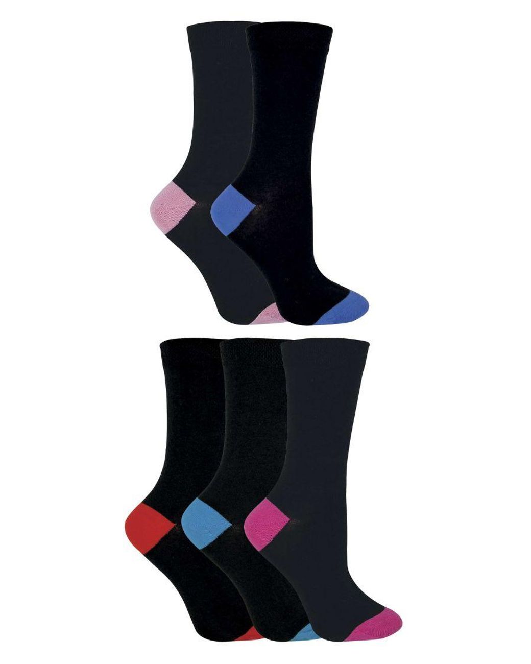 Sock Snob Black Soft Top Cotton Rich Socks