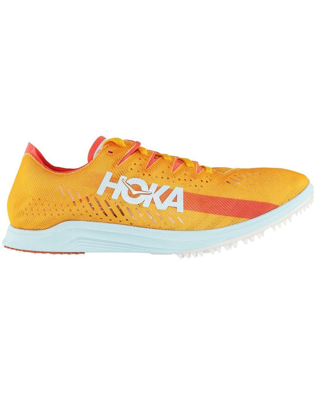 Hoka One One Orange Cielo X Ld Spike Track Shoes for men