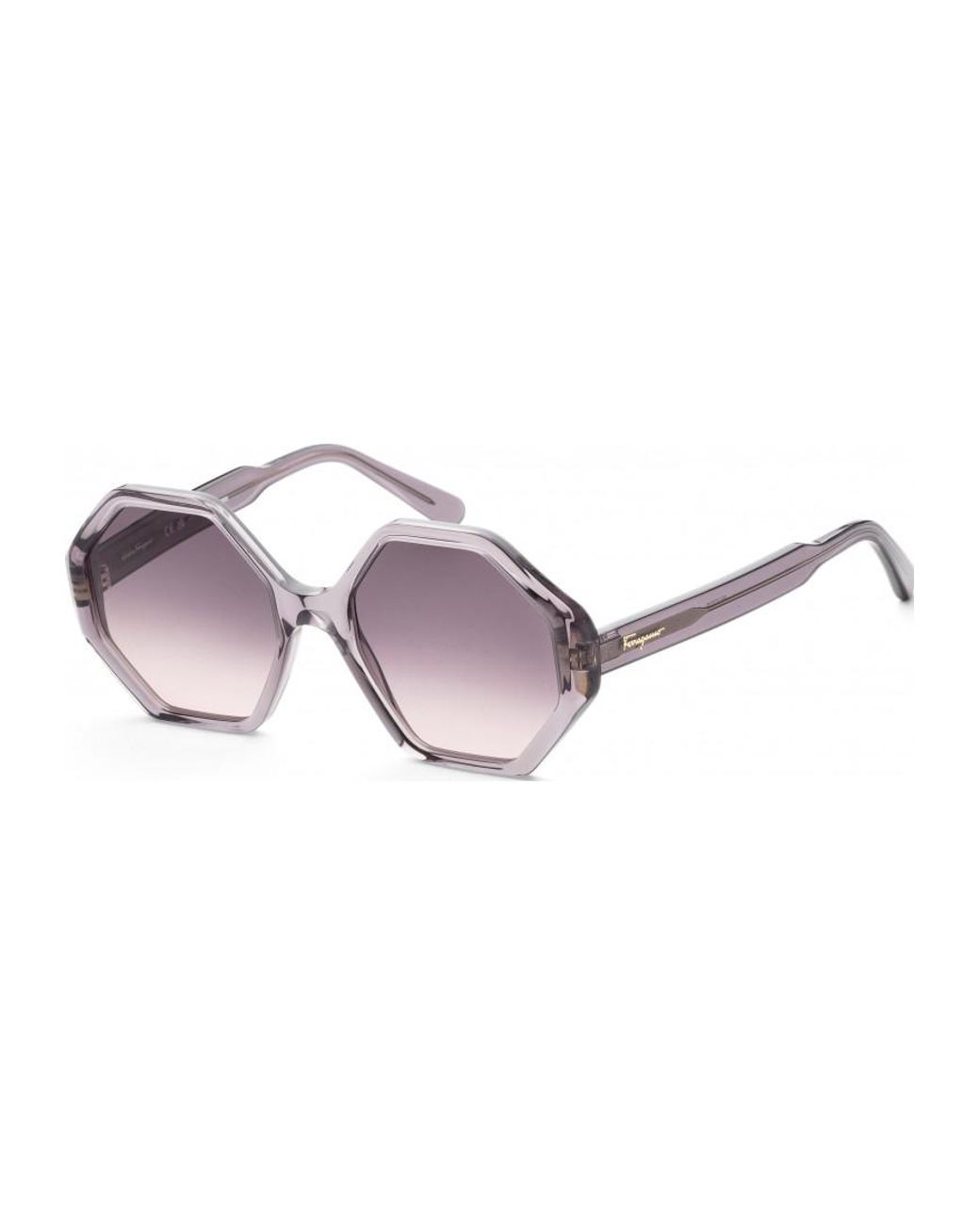 Ferragamo Pink 55Mm Crystal G Sunglasses Sf1070S-057-55