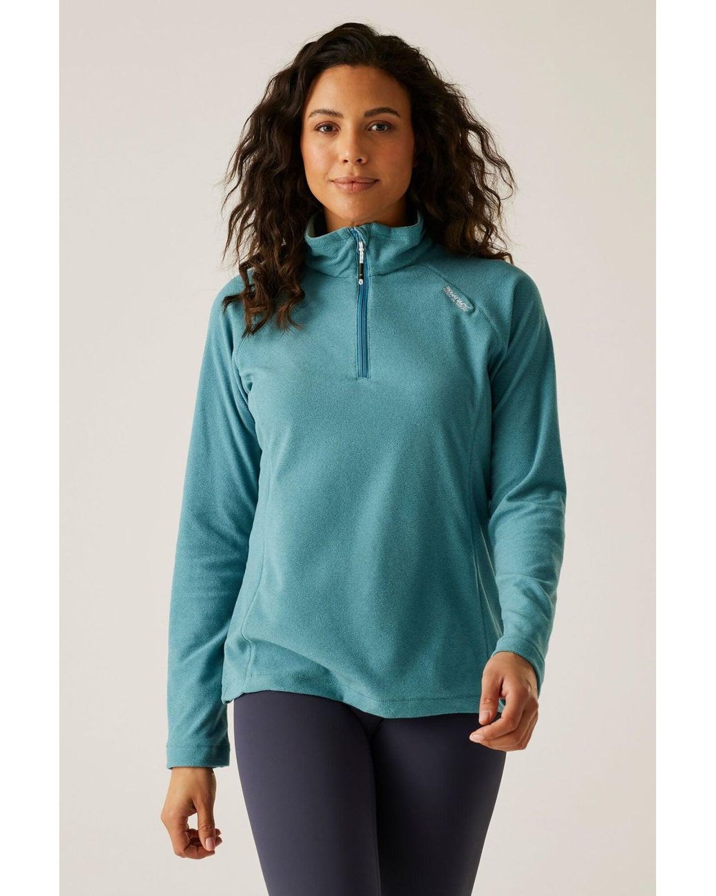 Regatta Blue Half Zip Fleece Top