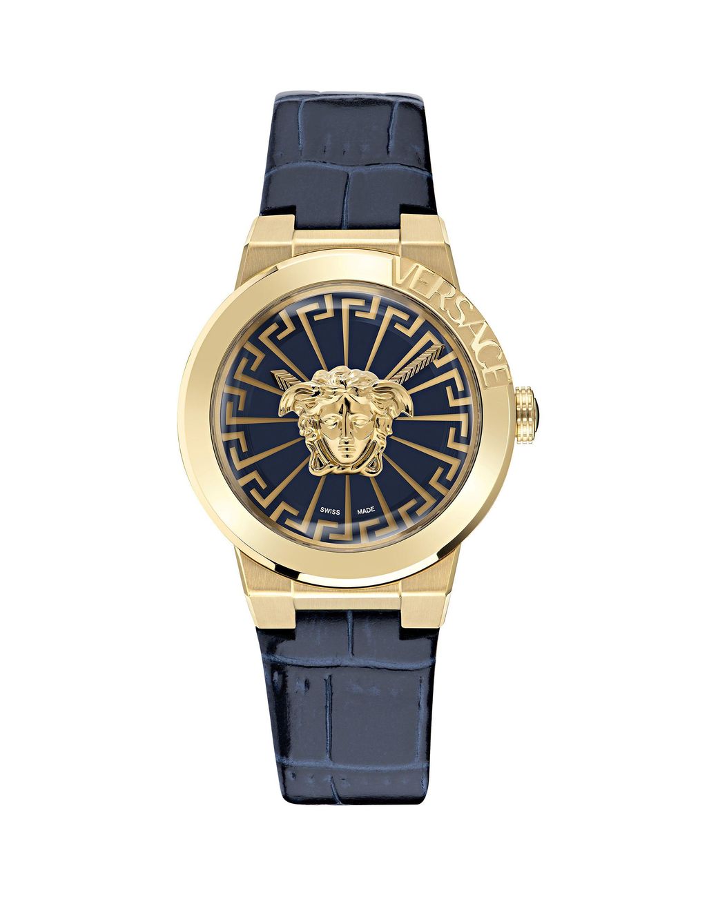 Versace Metallic Steel Luxury Analogue Quartz Watch