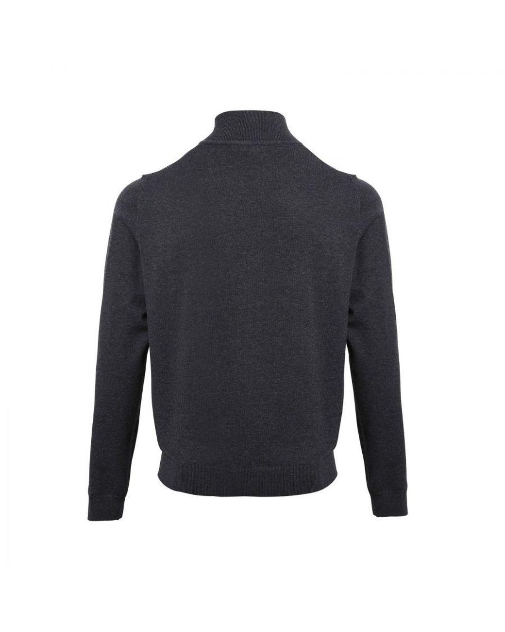 PREMIER Blue Zip Neck Sweatshirt for men