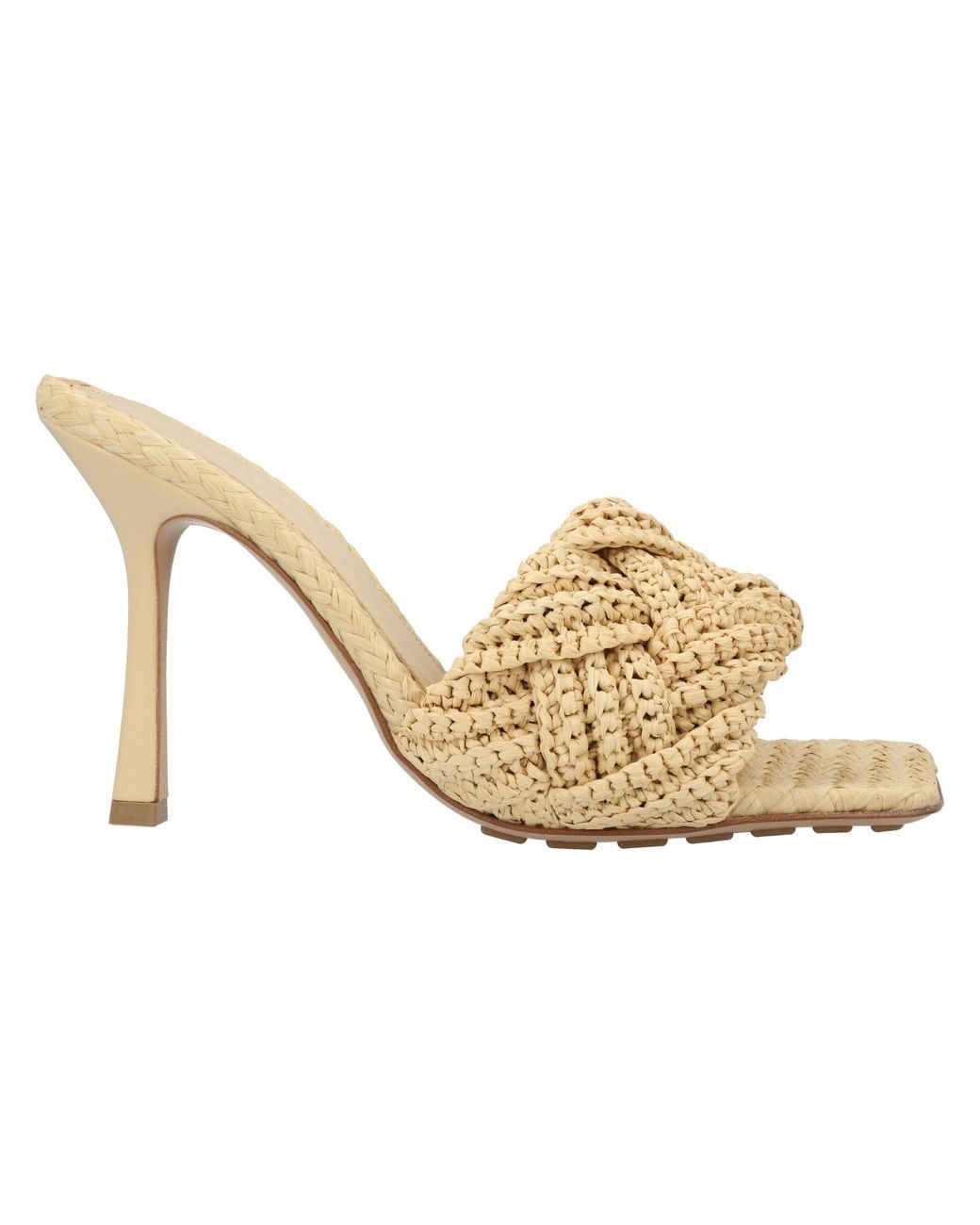 Bottega Veneta Metallic Lido Mule Viscose