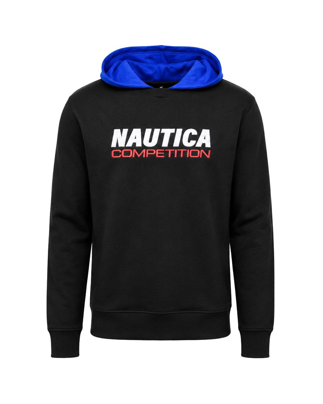 Nautica Black Brook Oversized Hoodie Cotton for men