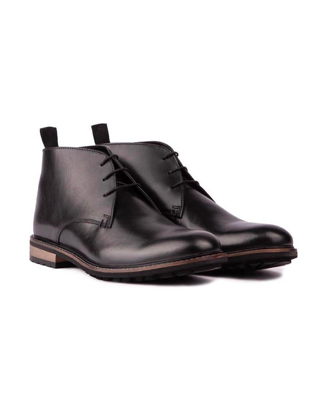Silver Street London Black Ludgate Boots for men