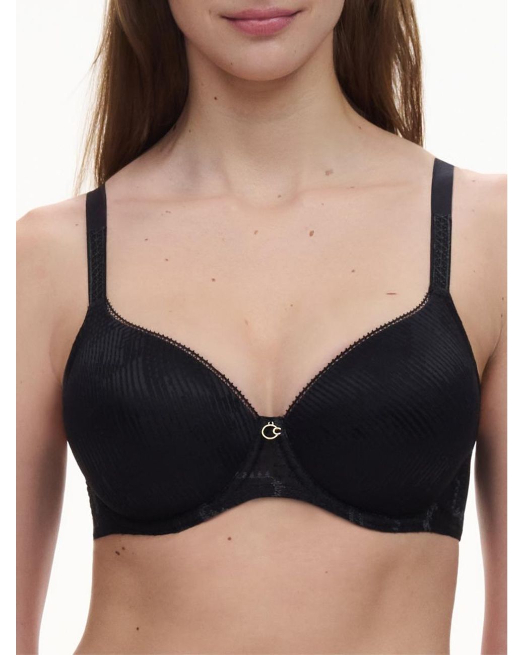 Chantelle Black Intrigue Memory Foam T-Shirt Bra