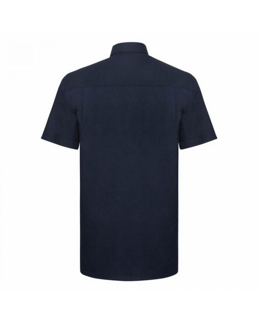 Russell Blue Collection Short Sleeve Easy Care Oxford Shirt (Bright) for men