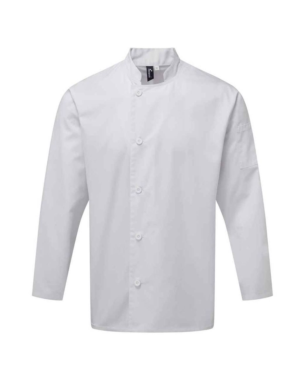 PREMIER White Essential Long-Sleeved Chef Jacket for men