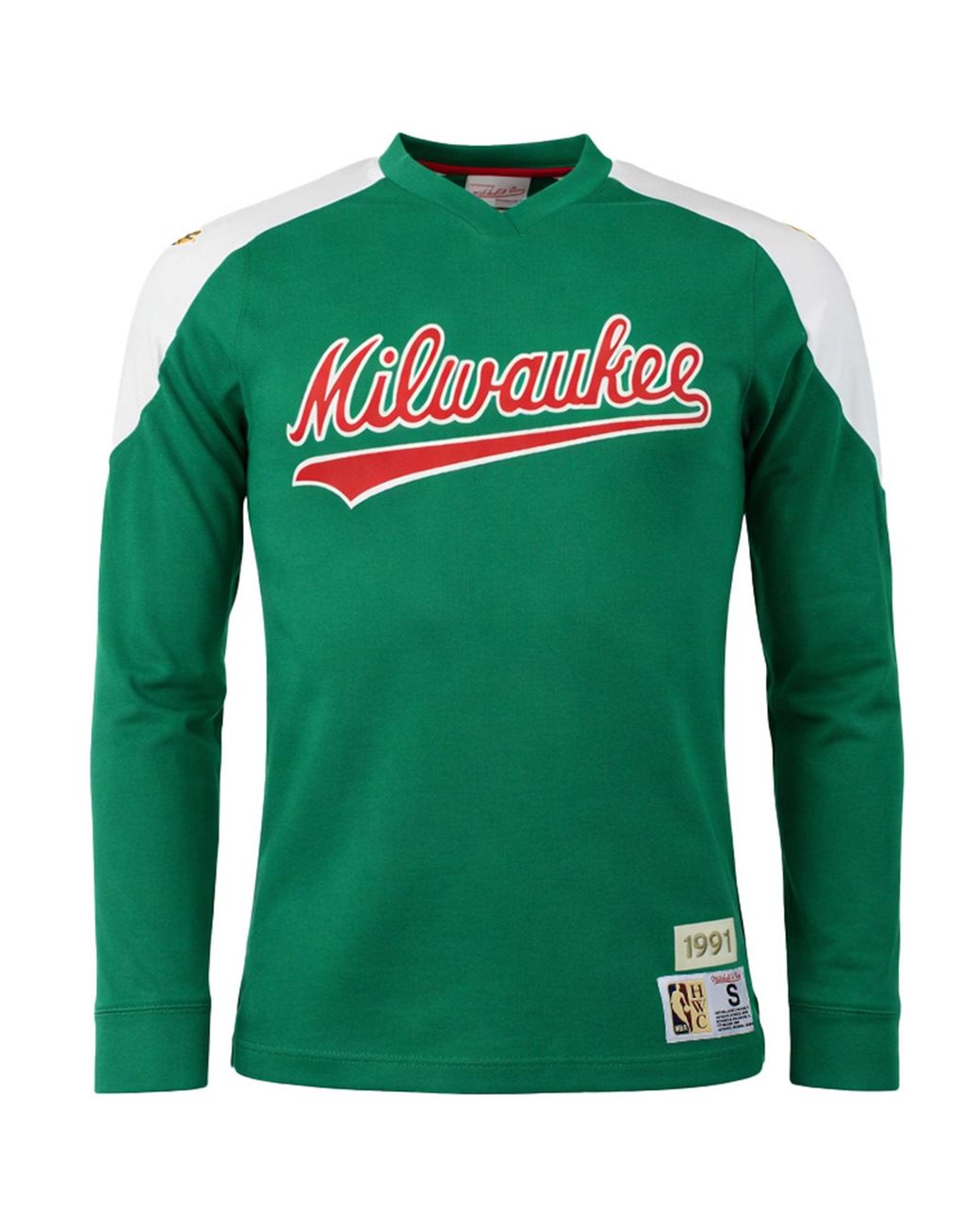 Mitchell & Ness Green Nba Milwaukee Bucks Team Inspired Top Cotton for men
