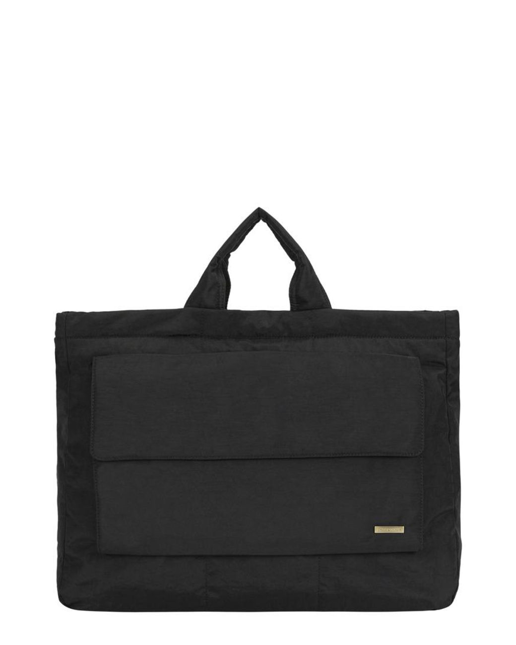 Smith & Canova Black Landscape Nylon Tote