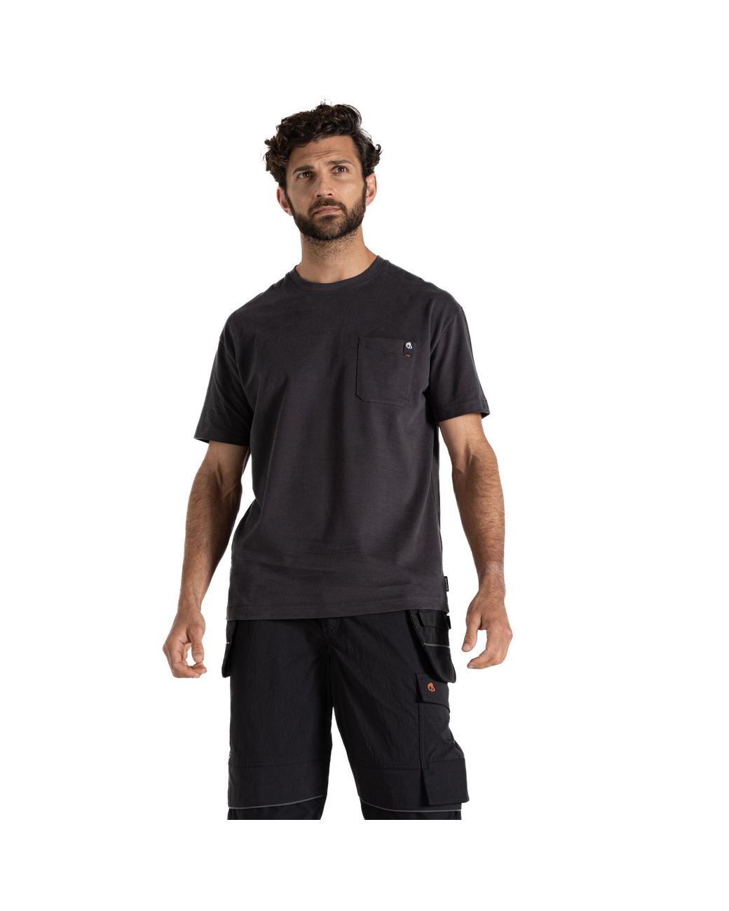 Craghoppers Black Wakefield Pocket T-Shirt (Carbon) for men