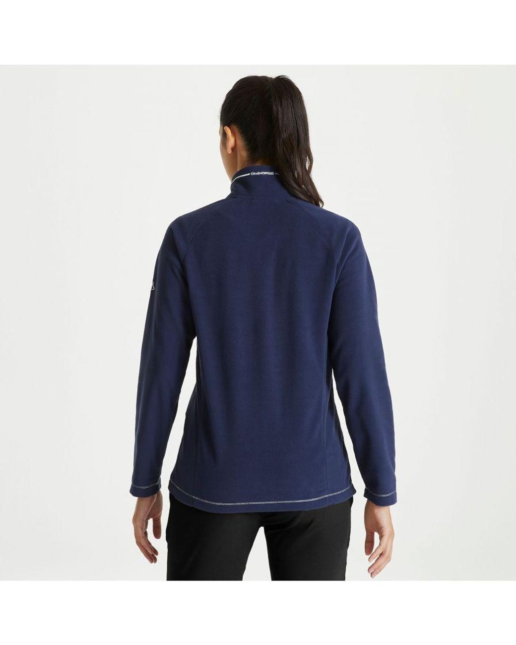 Craghoppers Blue Ladies Miska Vi Half Zip Fleece
