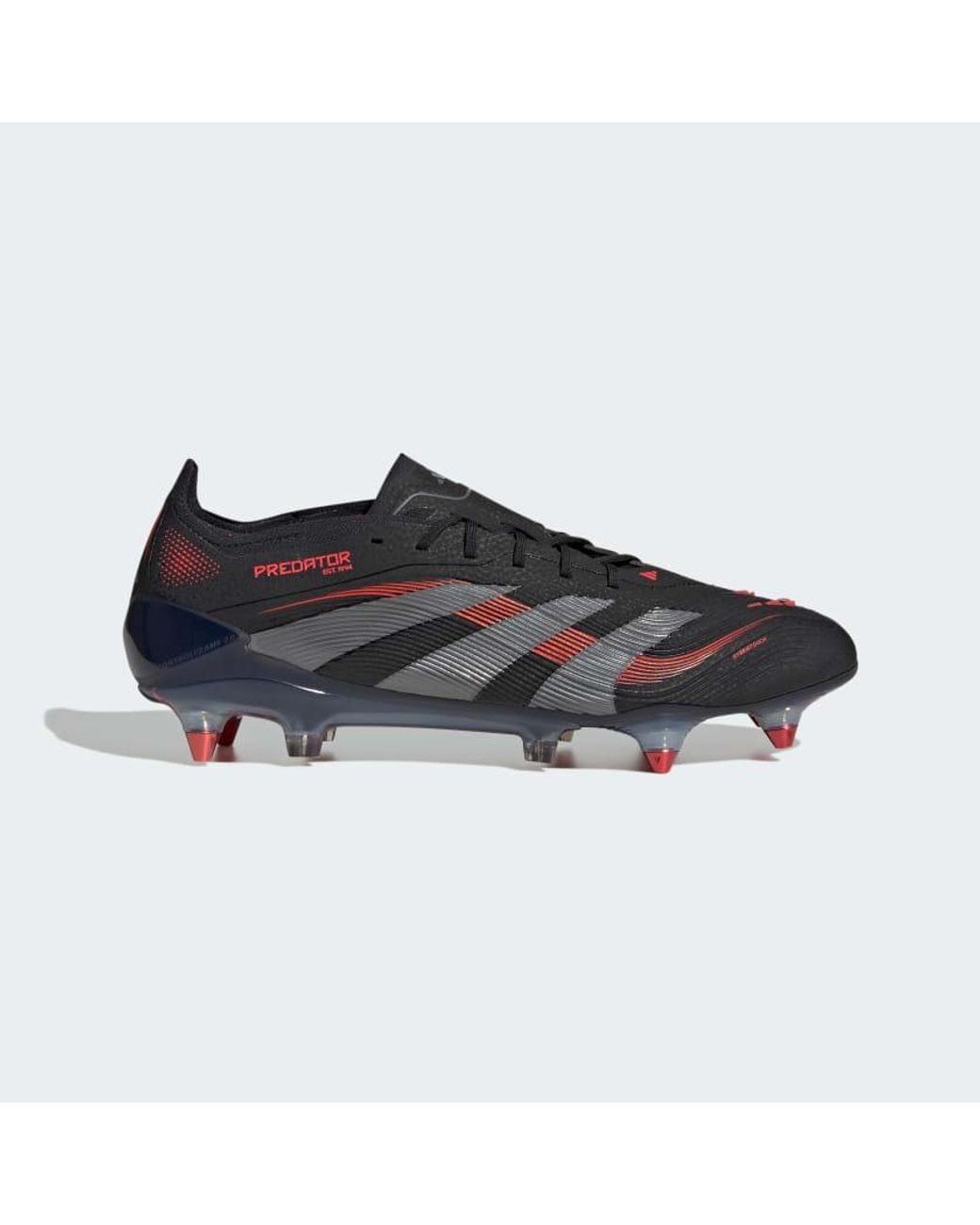 Adidas Originals Black Predator Elite Laceless Soft Ground Boots