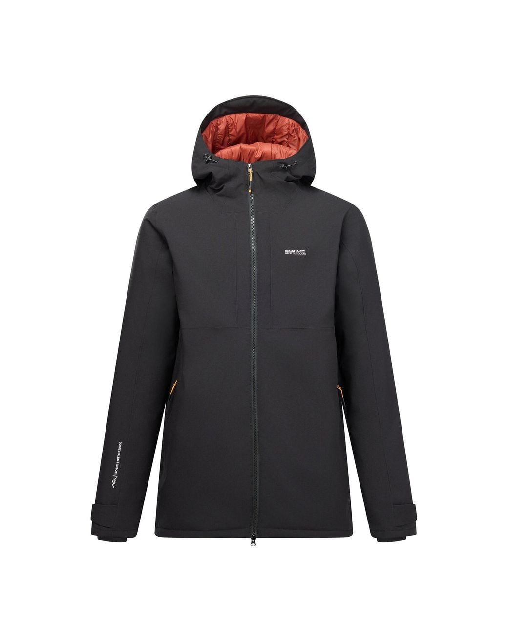 Regatta Black Hoscar Waterproof Insulated Jacket /Burnt Henna) for men