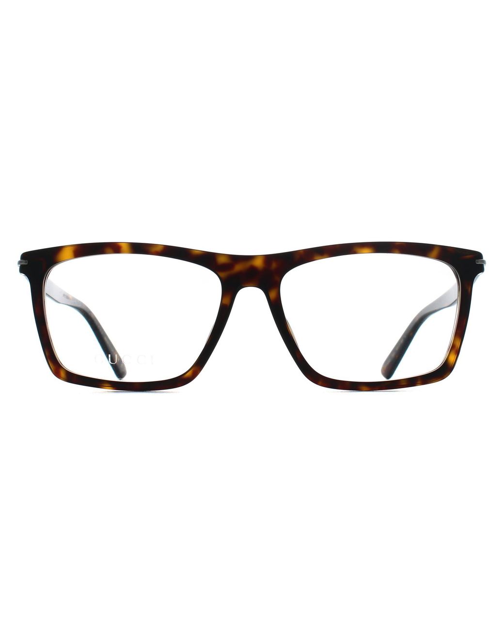 Gucci Black Square Shiny Dark Havana Gg1445O for men