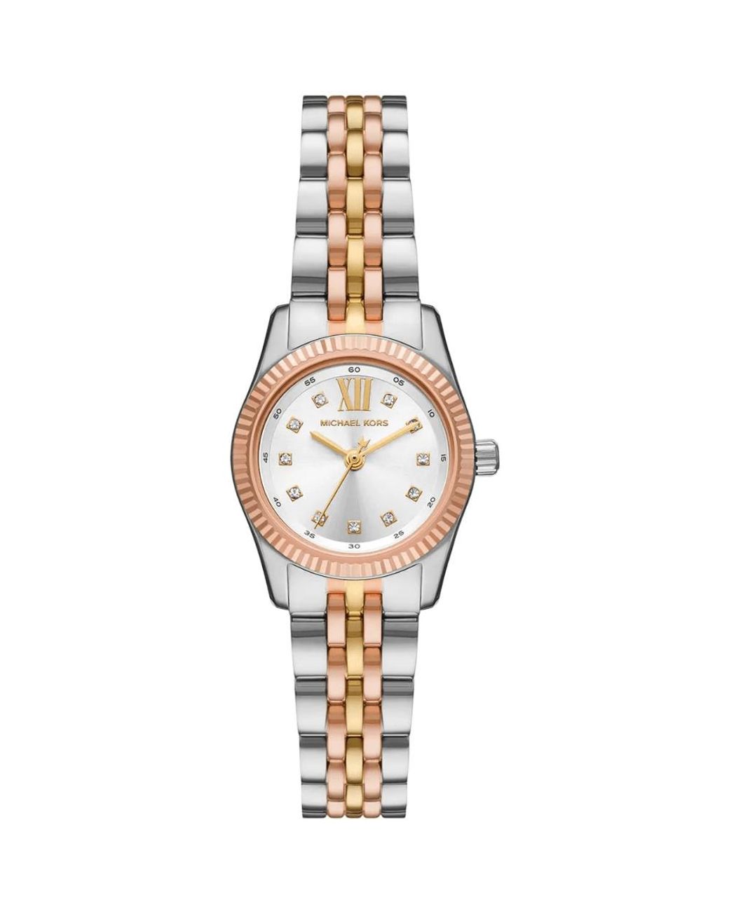 Michael Kors Metallic Lexington Mk4987 Two-Tone Dial Ladies Watch