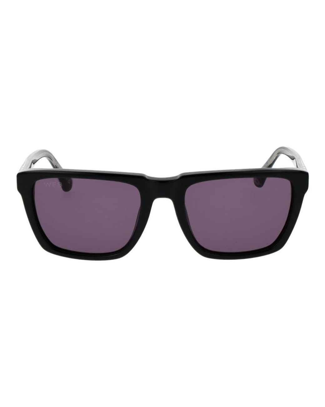 Web Black Acetate Sunglasses for men