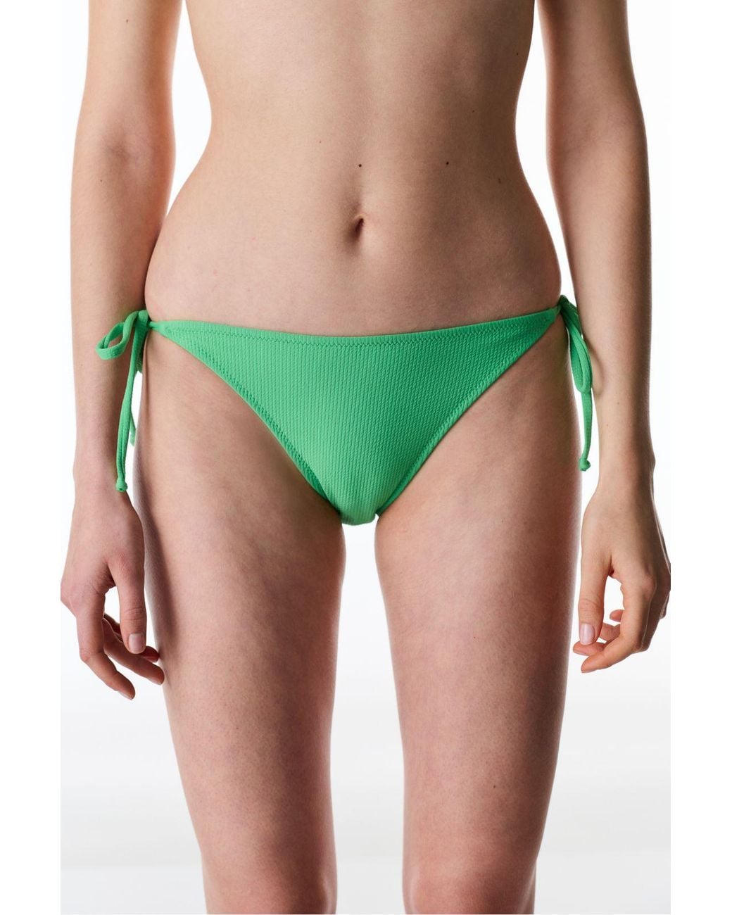 Penti Green Aida Textured Mid-Waist Bikini Bottom