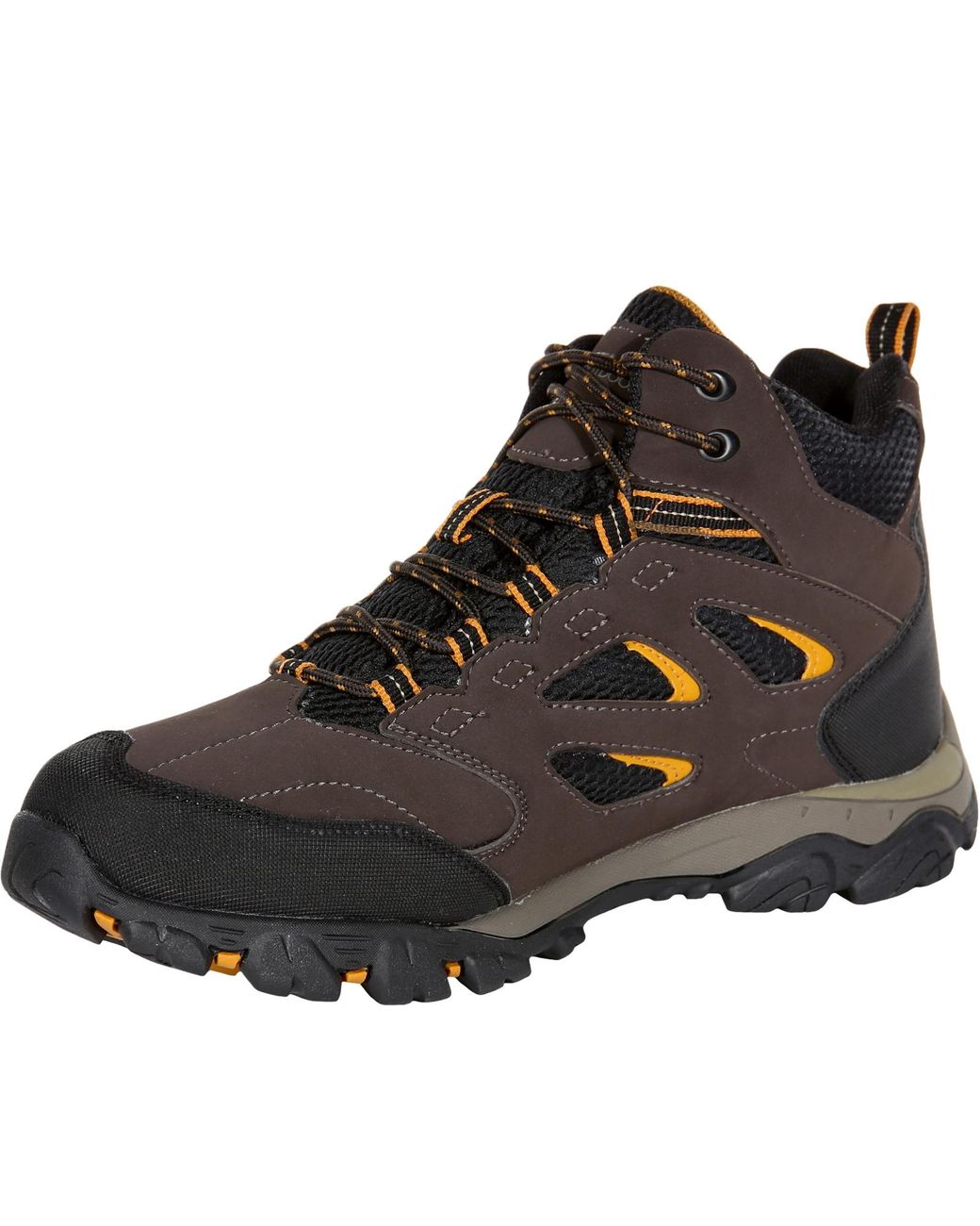Regatta Brown Holocombe Iep Mid Isotex Waterproof Fabric Walking Boots for men