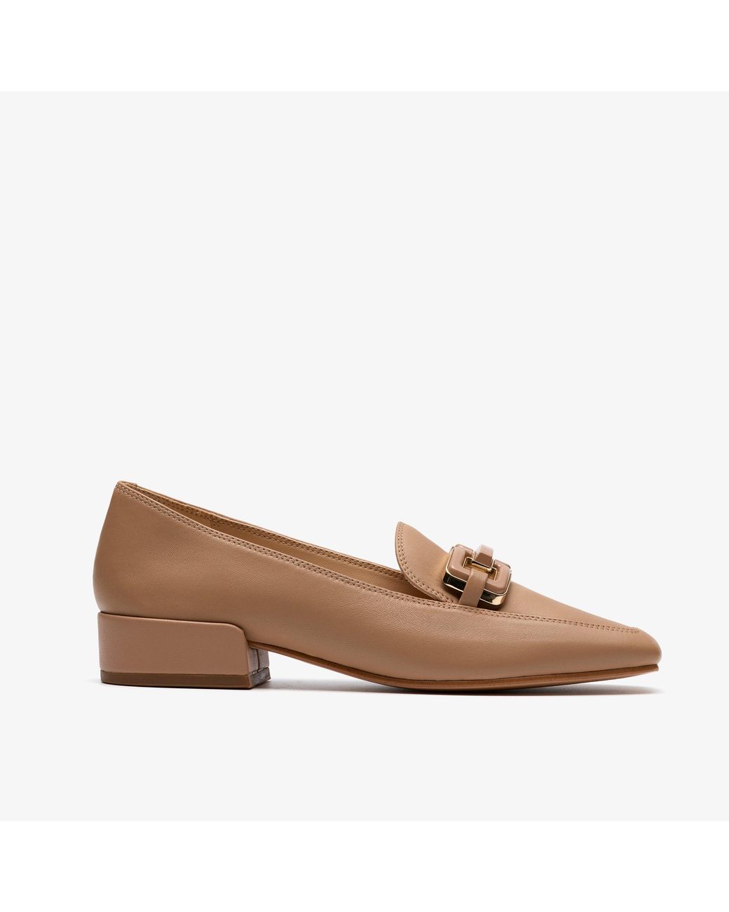 Clarks Brown Seren30 Easy Praline Leather Shoes