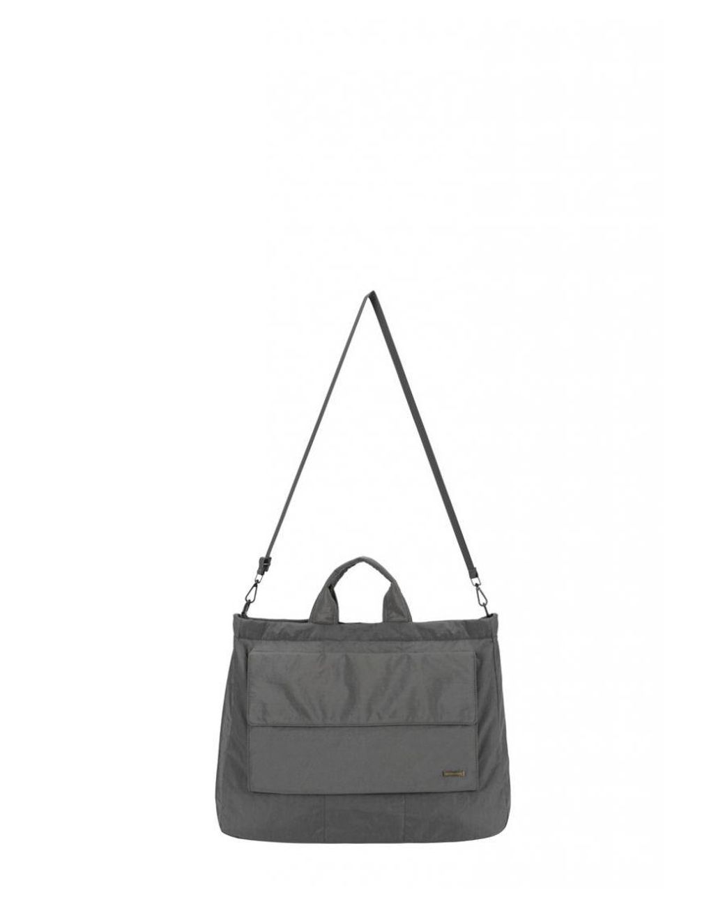 Smith & Canova Gray Landscape Nylon Tote