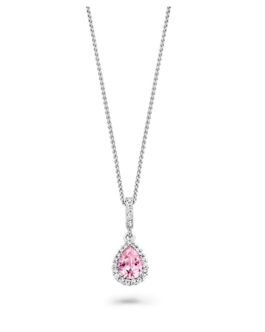 Orphelia Black 'Enora' 925 Sterling Chain With Pendant