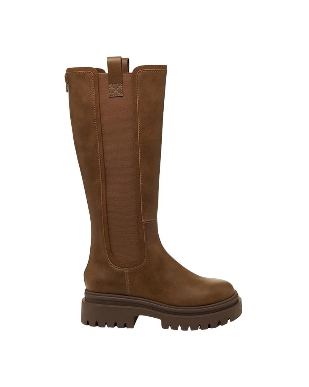 Rocket Dog Brown Ladies Drea Leather Long Boots