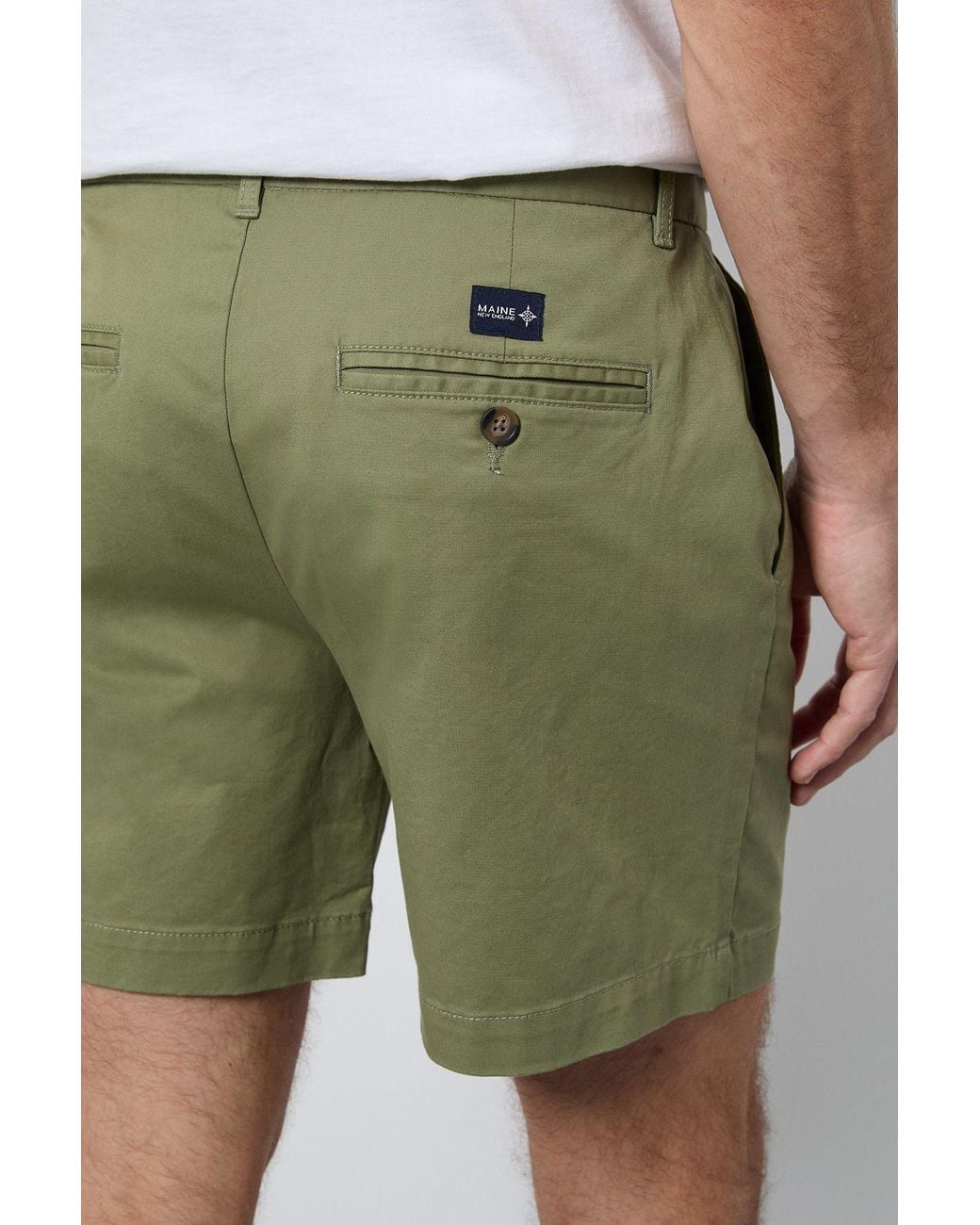 MAINE Green Premium Skipper Shorts Cotton for men