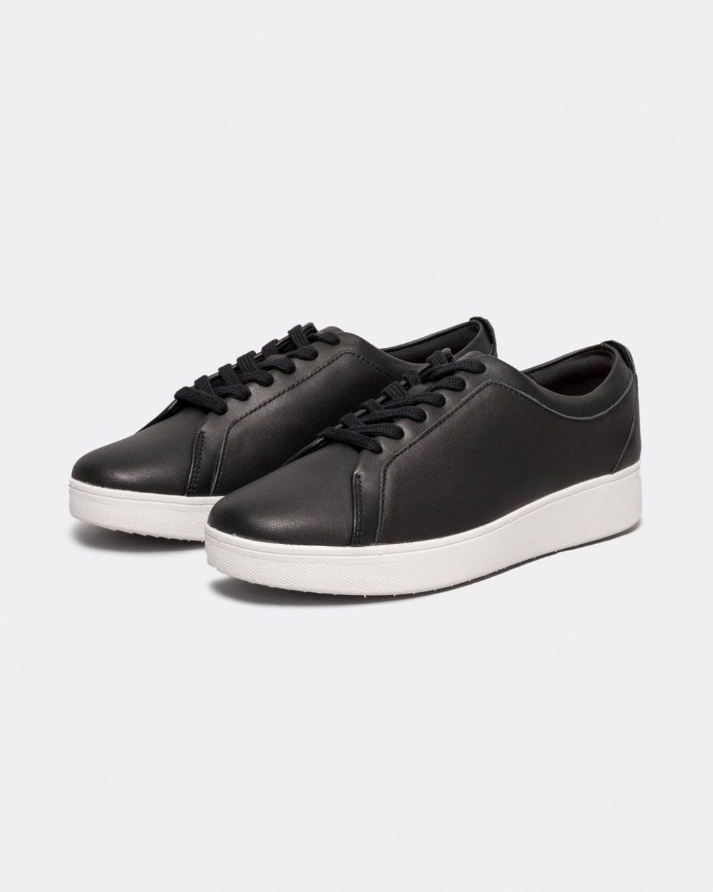Fitflop White Rally Leather Trainers
