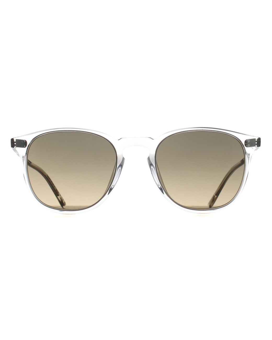 Oliver Peoples Brown Round Gravel Sandstone Gradient Polarized Ov5491Su Finley