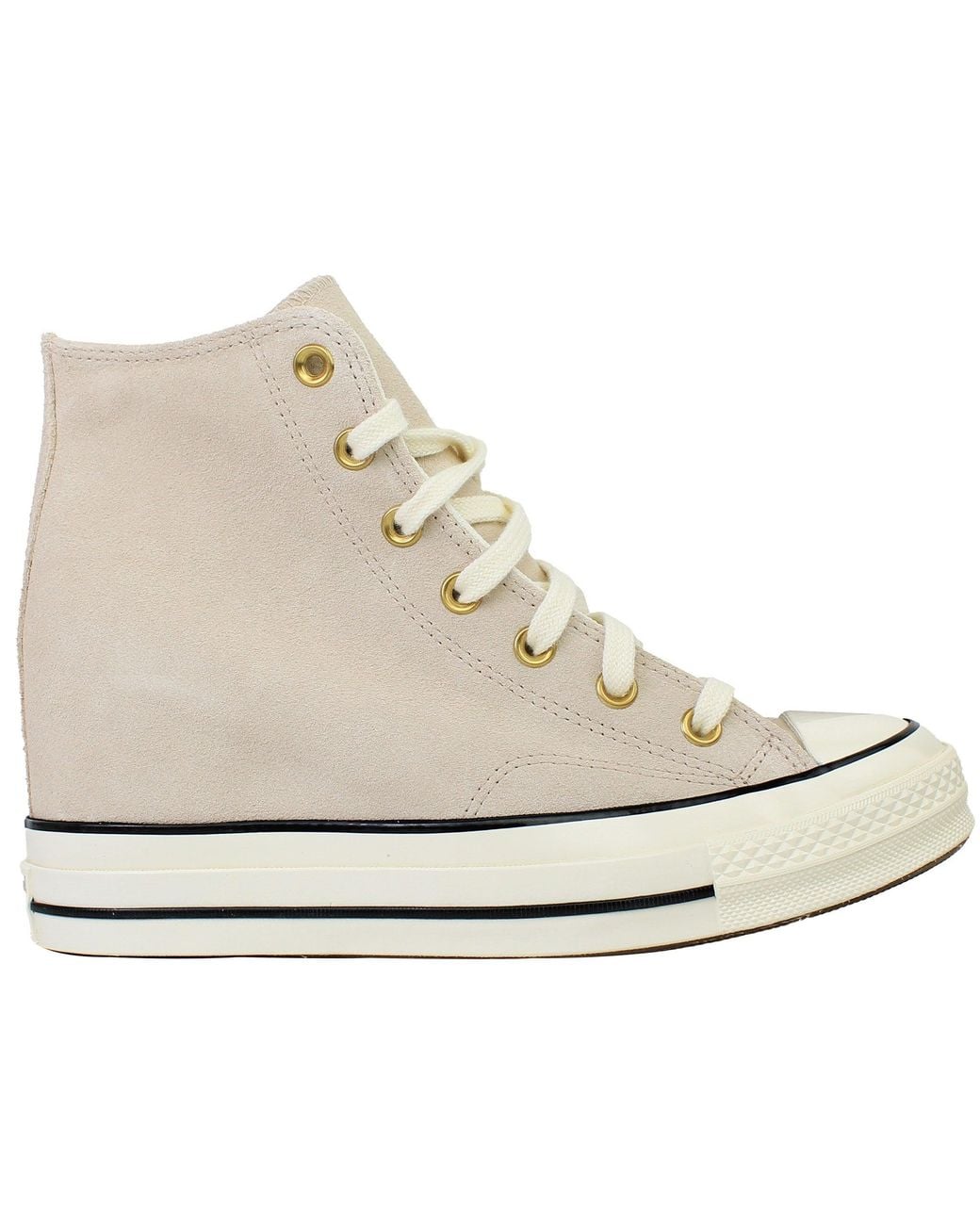 Converse Natural Chuck 70 Wedge Hi Plimsolls