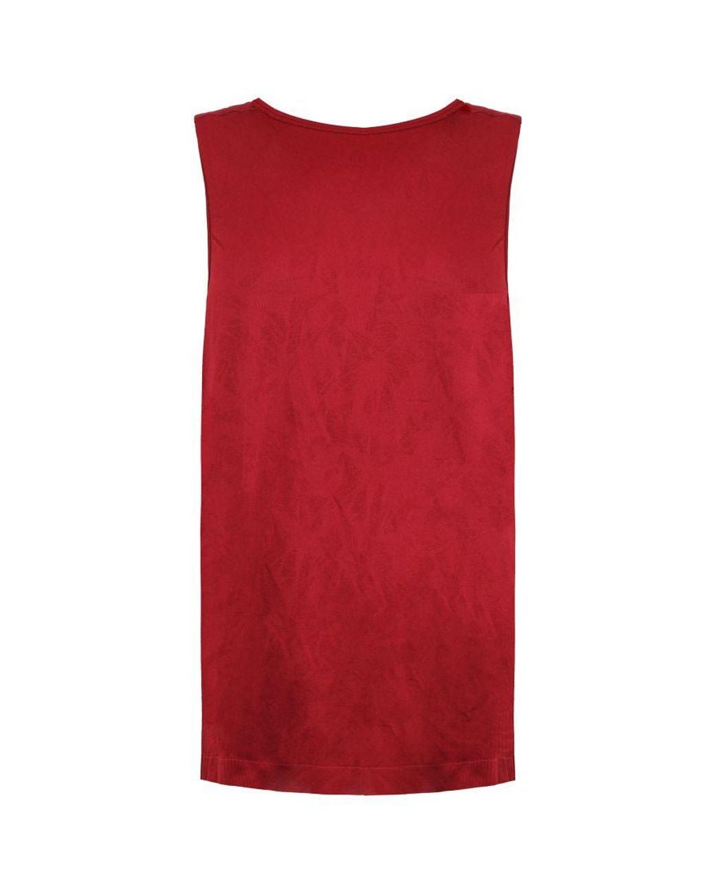 GYMSHARK Red Studio Tank Top