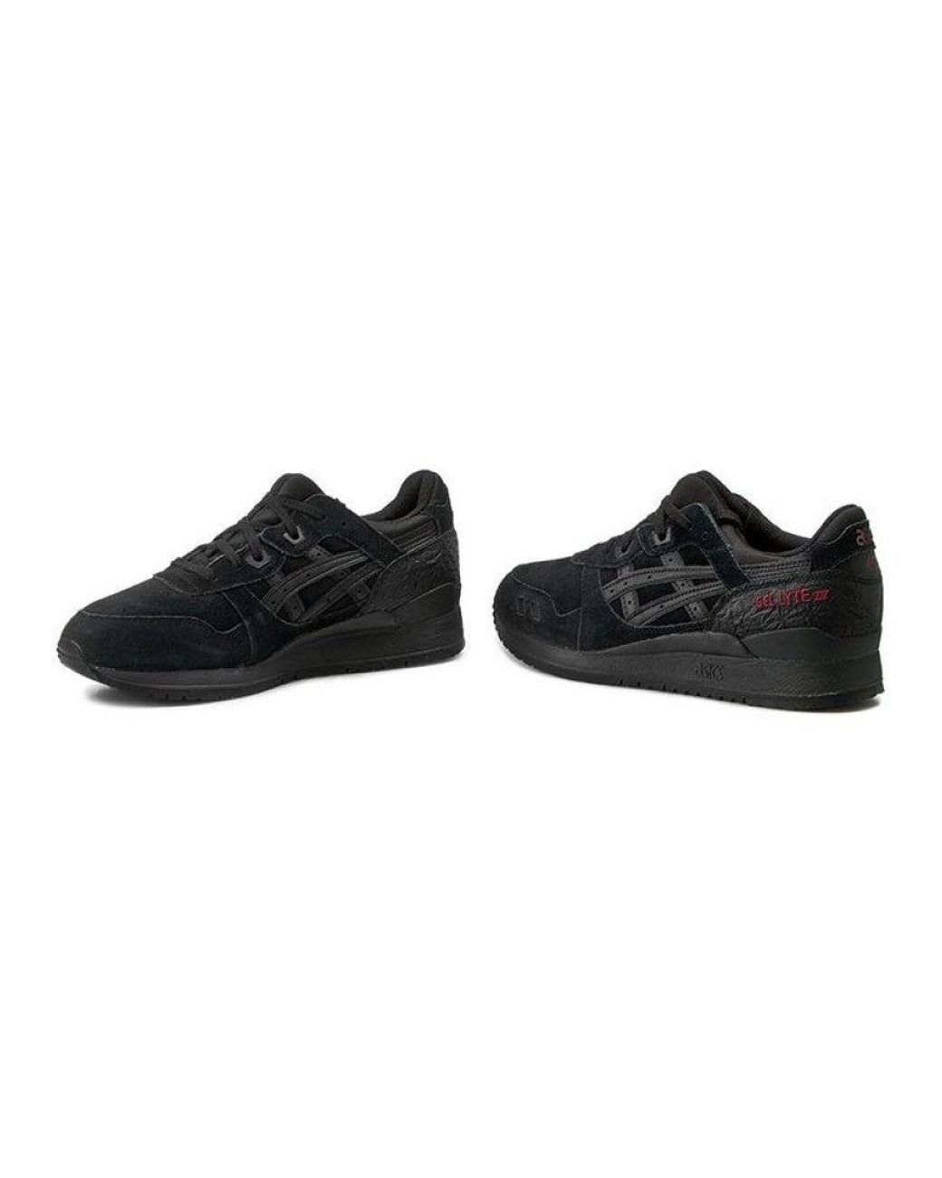 Asics Black Gel Lyte Iii Trainers for men