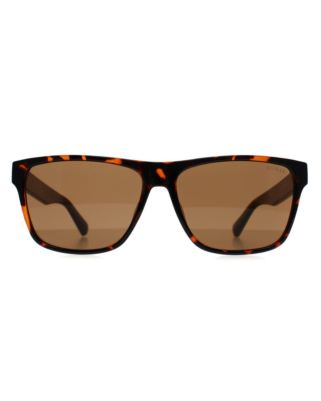 Guess Brown Rectangle Dark Havana Gf5120 for men