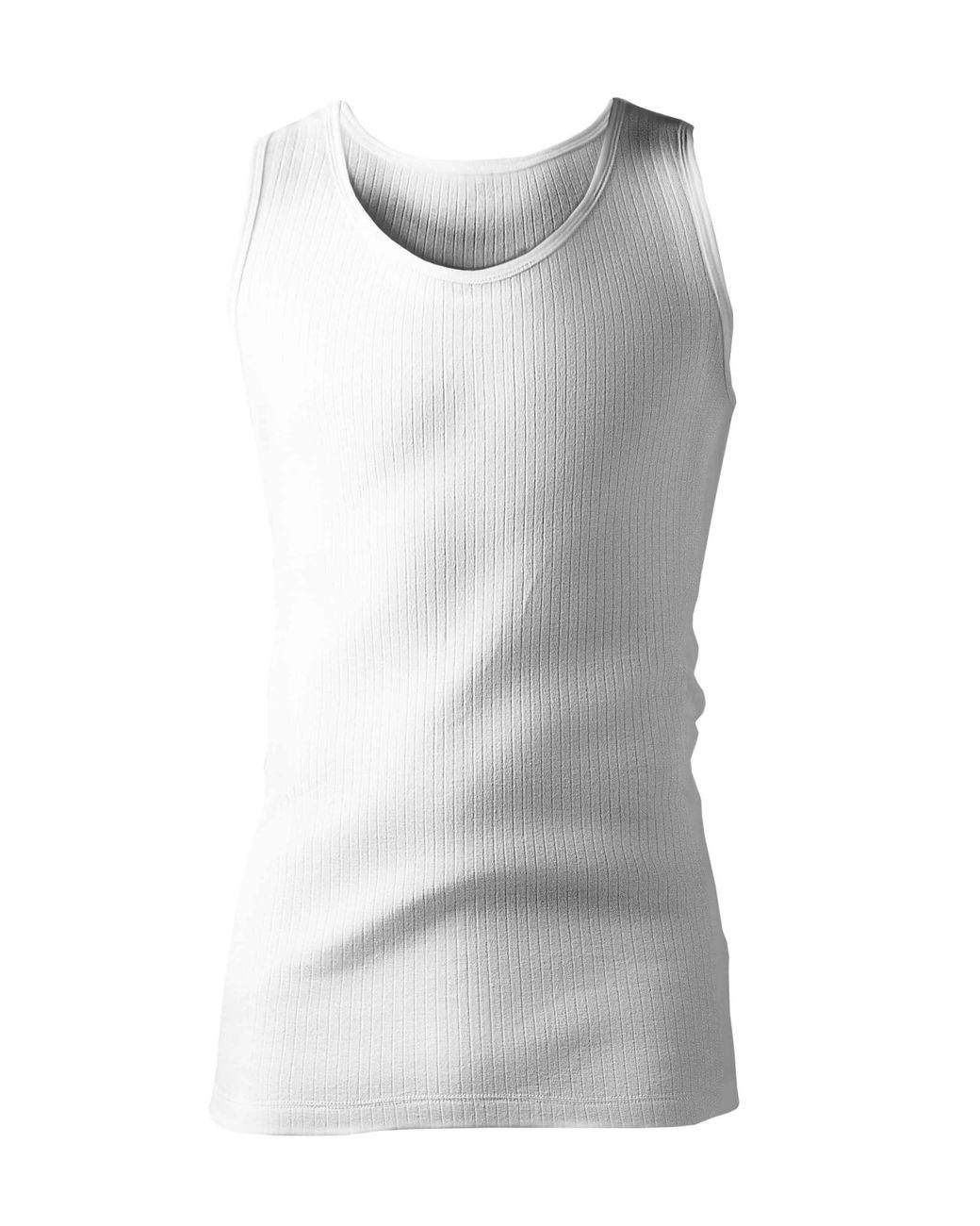 Heat Holders Gray Cotton Thermal Underwear Sleeveless Vest for men