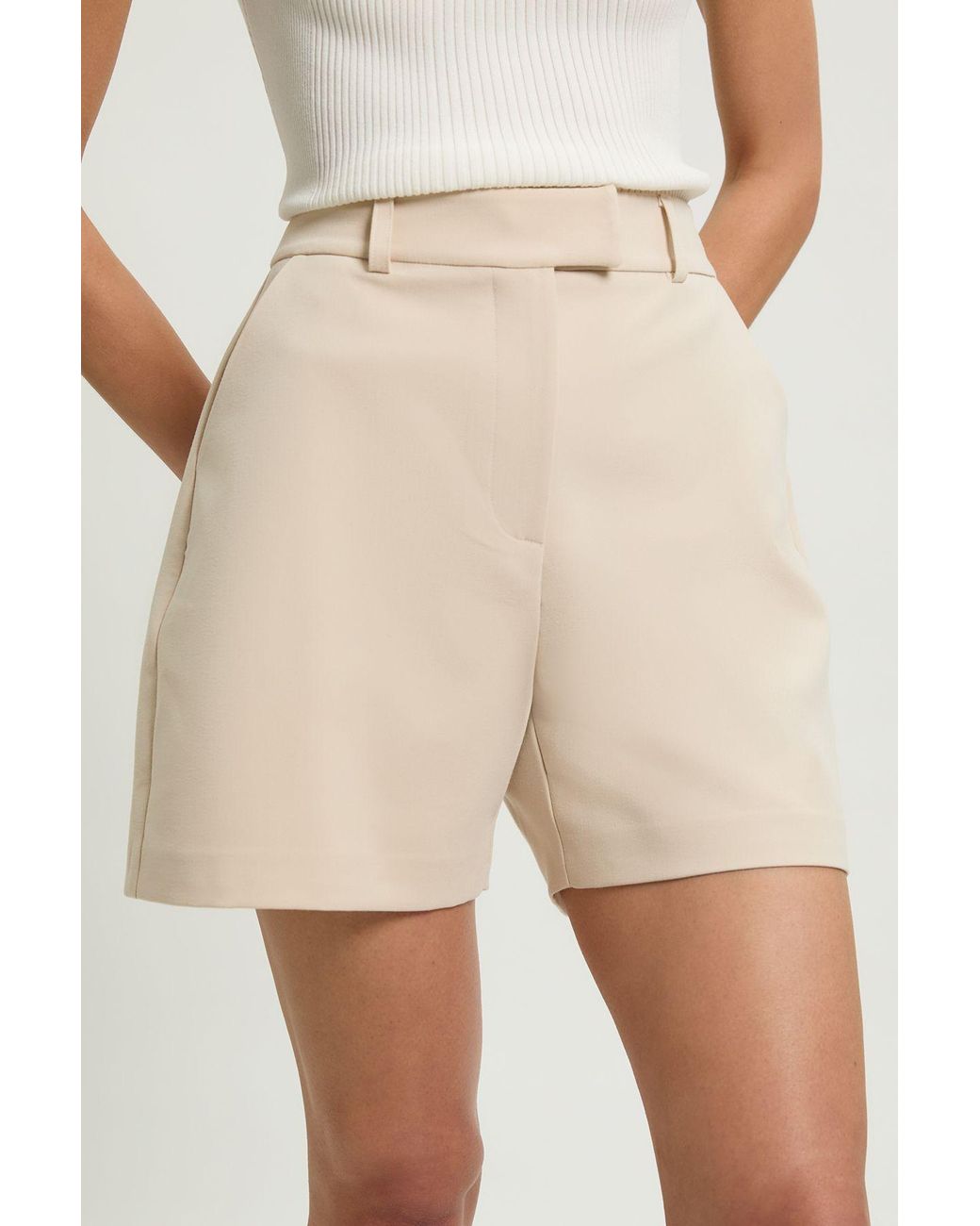 Karen Millen Natural Tailored City Short