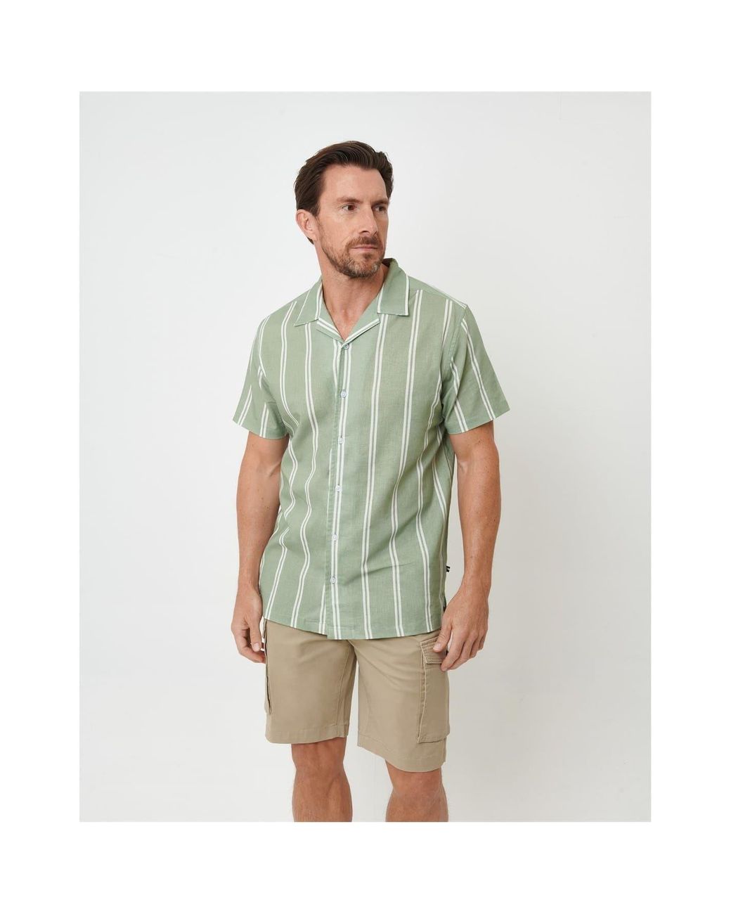 Saltwell Green Regular Fit Short Sleeve Shirt for men
