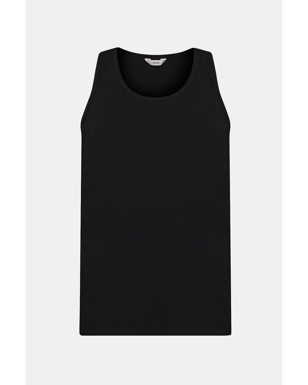Penti Black 2-Pack Cotton Elastane Tank Tops for men