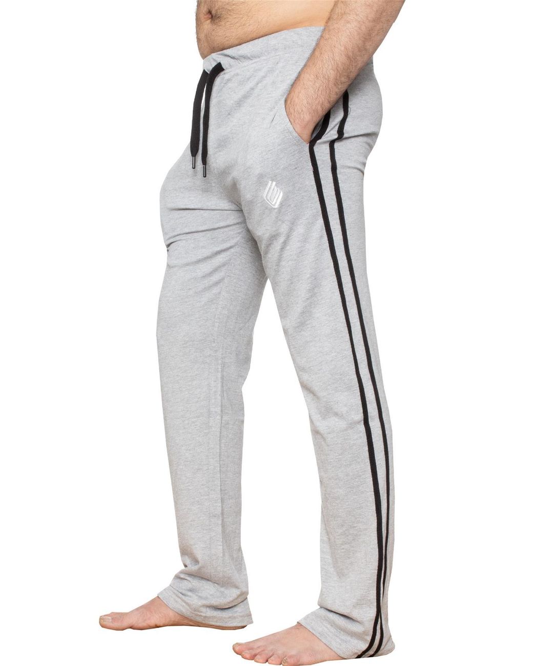 Enzo White Lounge Pants for men
