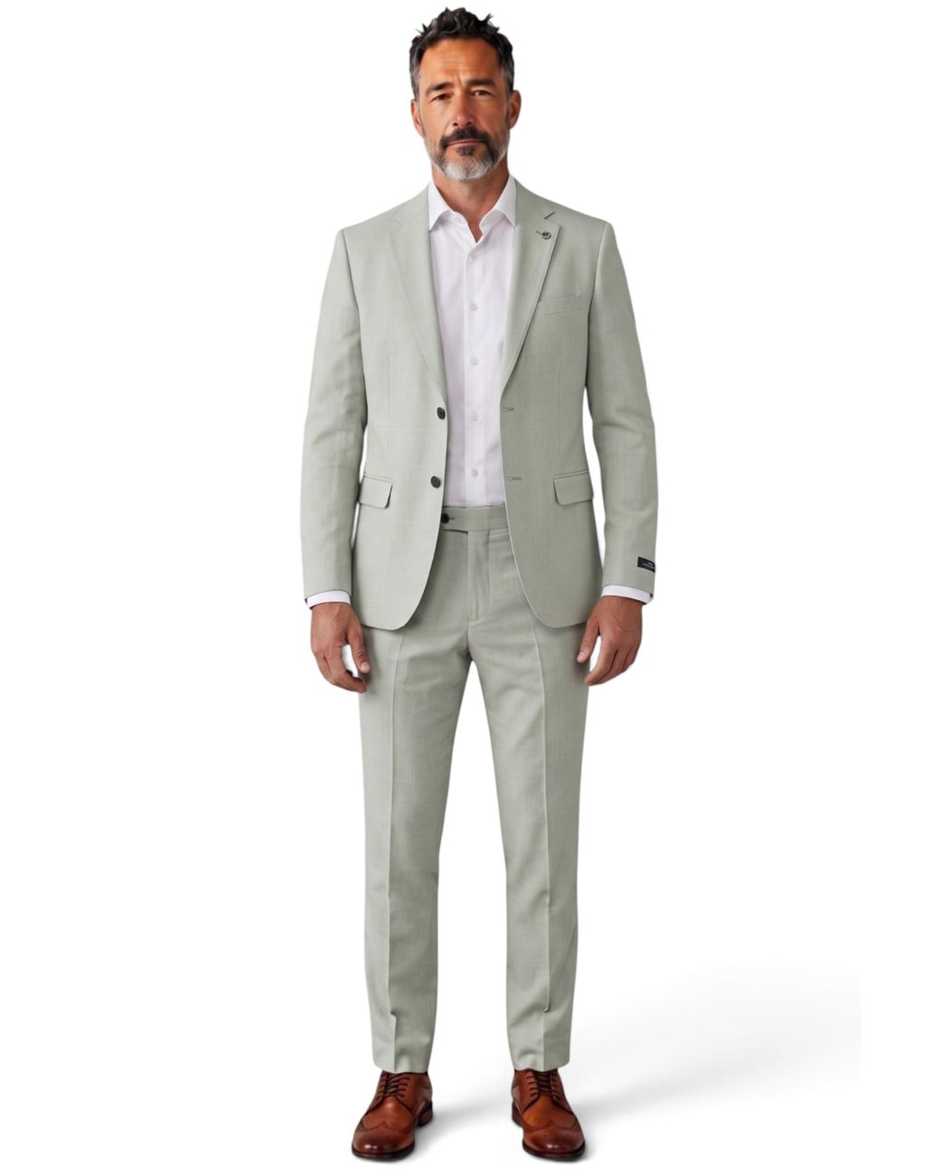 Paul Andrew Gray Tailored Fit Formal Blazer Jacket for men