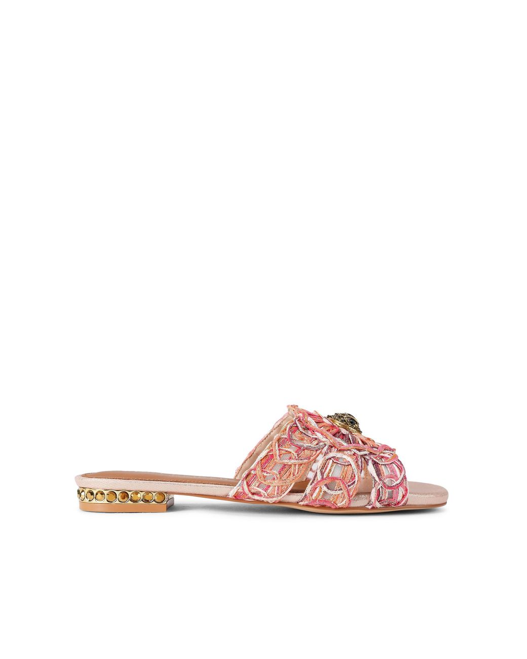Kurt Geiger Pink Chelsea Woven Flat Sdl Sandals