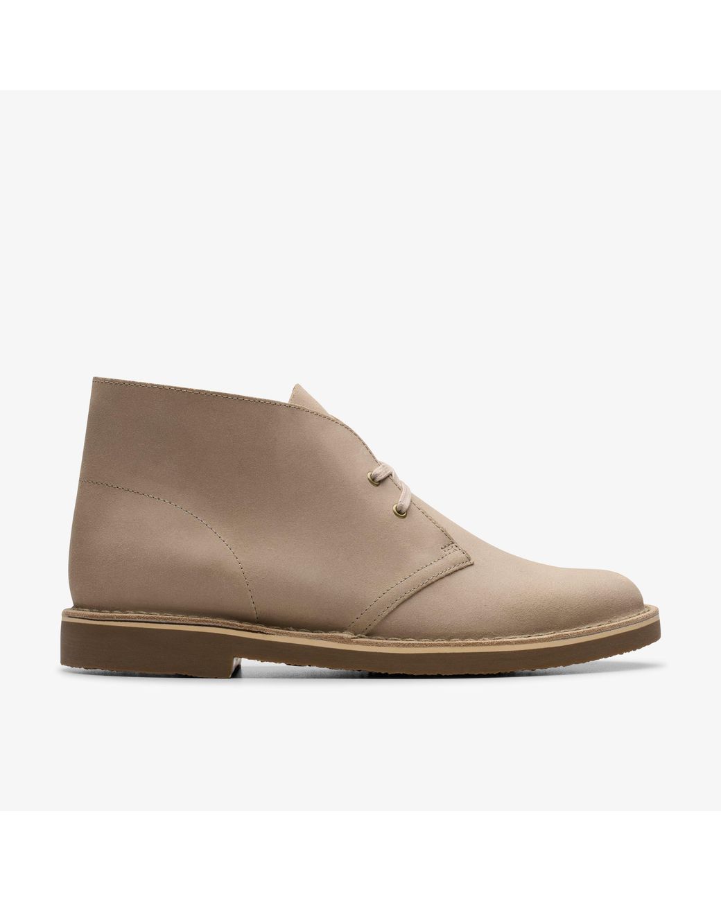Clarks Brown Shepton Taupe Distressed Boots for men