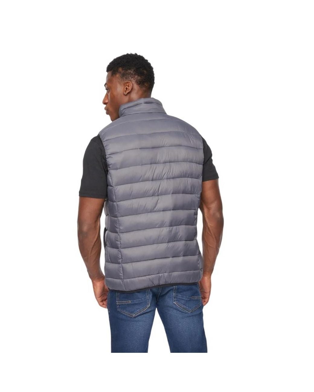 Crosshatch Blue Gattering Gilet for men